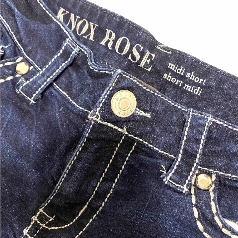 Knox Rose Denim Midi Shorts